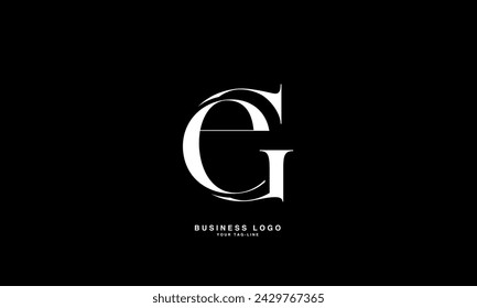 GE, EG, G, E, Abstract Letters Logo Monogram