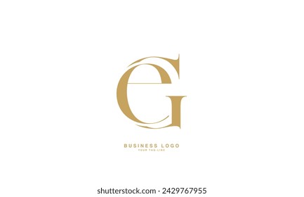 GE, EG, G, E, Abstract Letters Logo Monogram