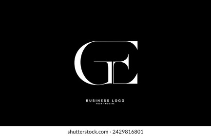 GE, EG, G, E, Abstract Letters Logo Monogram