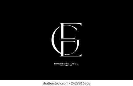 GE, EG, G, E, Abstract Letters Logo Monogram