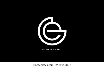 GE, EG, G, E, Abstract Letters Logo Monogram