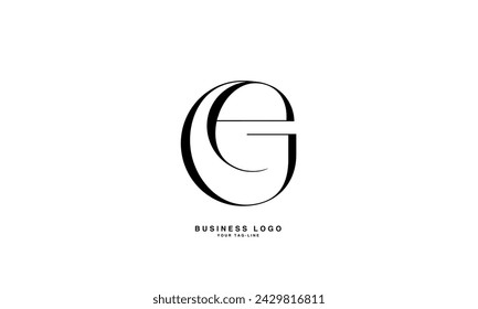 GE, EG, G, E, Abstract Letters Logo Monogram