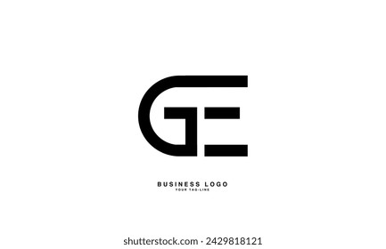 GE, EG, G, E, Abstract Letters Logo Monogram