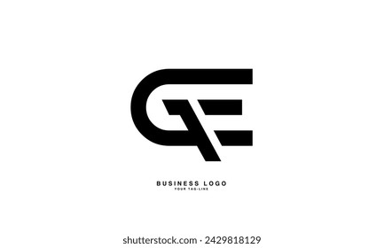 GE, EG, G, E, Abstract Letters Logo Monogram