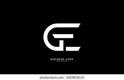 GE, EG, G, E, Abstract Letters Logo Monogram