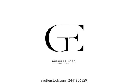 GE, EG, G, E, Abstract Letters Logo Monogram