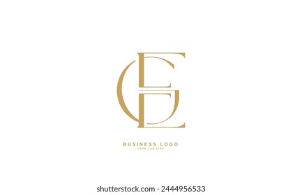 GE, EG, G, E, Abstract Letters Logo Monogram