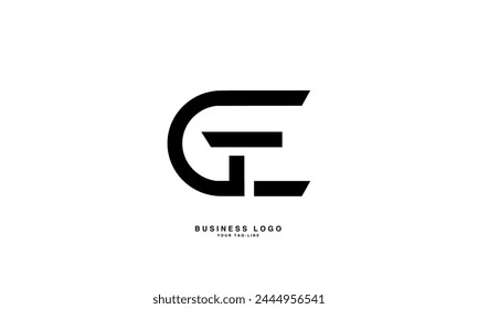 GE, EG, G, E, Abstract Letters Logo Monogram