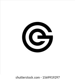 GE or EG Letter Logo Design