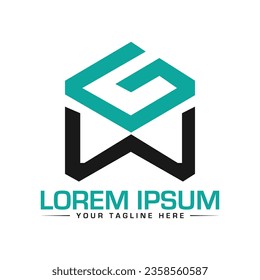 Diseño de logotipo de letras GE diseño de logotipo creativo diseño de logotipo moderno