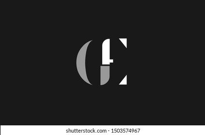 GE letter Logo Design Template Vector
