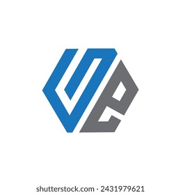 GE- oder EG-Buchstabe Logo Design Vektor