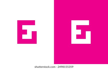 Logotipo de la letra de EG GE premium y logotipo único del Vector