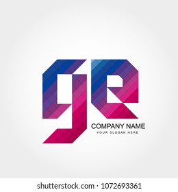 GE Letter Logo Template