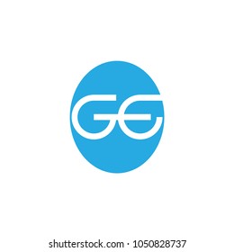 ge letter vector logo