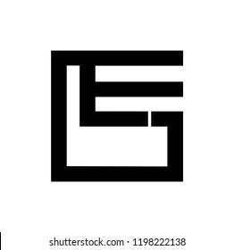 ge letter vector logo. eg letter vector logo