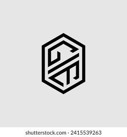 GE line geometric monogram with high quality professional design that will print well