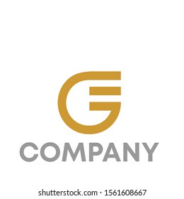 GE logo vector design template sign