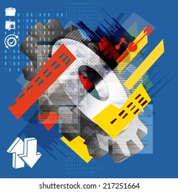 Gear Abstract - Illustration