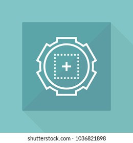 Gear app line icon