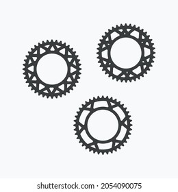 gear automotive motorcycle logo template