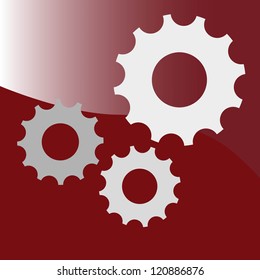 Gear backgronud vector