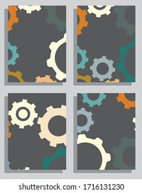 gear background  with blank space for text