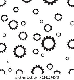 vector de fondo del engranaje, diseño del logotipo de la ilustración.