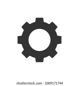 Gear black icon