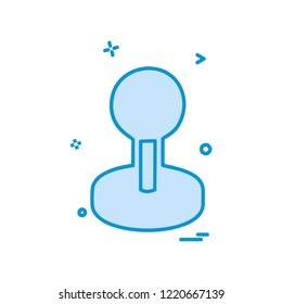 Gear box icon design vector