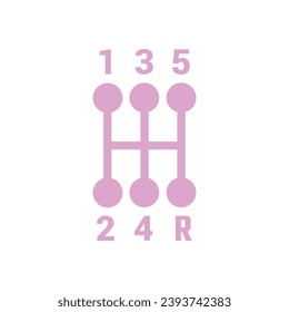 Zahnradkastensymbol. Zahnradkasten Flaches Symbol Symbol Vektorgrafik