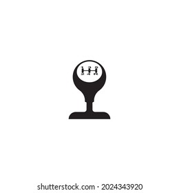 Gear box icon, stick shift template vector illustration design 