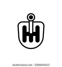 Gear Box icon in vector. Illustration