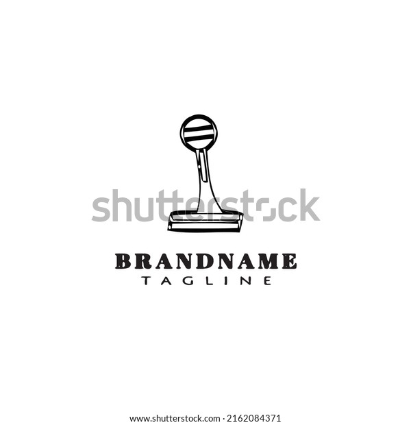 gear box logo cartoon icon design template\
black modern isolated vector\
illustration