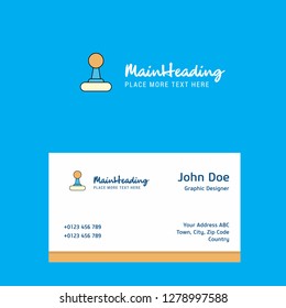 Gear box logo Design with business card template. Elegant corporate identity. - Vector