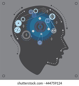 Gear brain mechanism, vector
