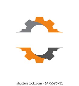 Gear Business logo design template vector Icon