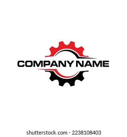 GEAR CAR AUTOMOTIVE CONCEPT TEMPLATE ILLUSTRATION SYMBOL LOGO VECTOR