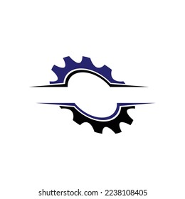 GEAR CAR AUTOMOTIVE CONCEPT TEMPLATE ILLUSTRATION SYMBOL LOGO VECTOR