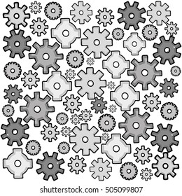 gear cartoon icon image 