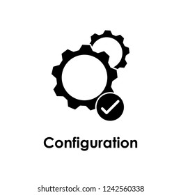 gear, check, configuration icon. Element of business icon for mobile concept and web apps.  