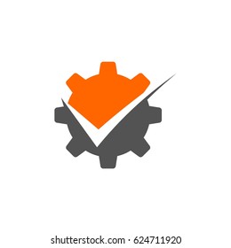 Gear Check Mark Logo