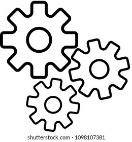 Gear cog icon