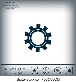 Gear or cog icon