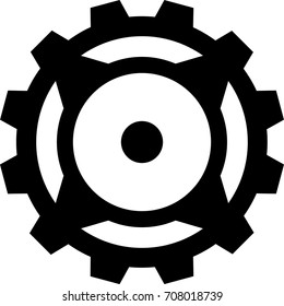 Gear Cog Icon Stock Vector (Royalty Free) 708018739 | Shutterstock