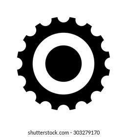 Gear or cog icon - Vector