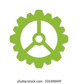 gear cog wheel icon vector illustration graphic design