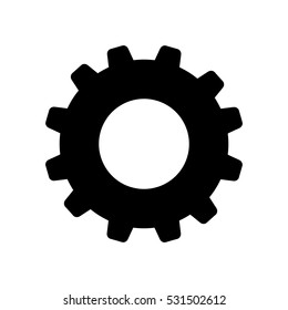 gear cog wheel icon vector illustration graphic design