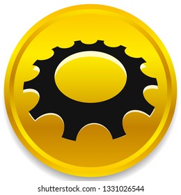 Gear, cogwheel icon for repair, developement and such themes