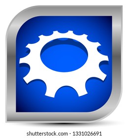 Gear, cogwheel icon for repair, developement and such themes